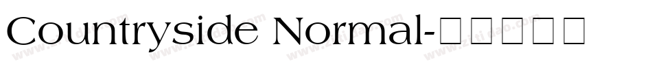 Countryside Normal字体转换
